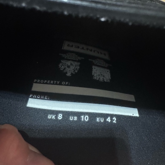 Hunter Black Rubber Sole Boots - Picture 4 of 4